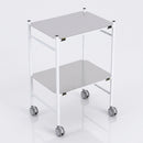 Steel Dressing Trolley with 600mm Removable Stainless Steel Shelves (view 2)