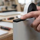 Black Expanded EPDM Foam Strip 25x12mm, Self Adhesive - 10m Roll (view 2)