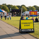 Dark Khaki Custom 1050 x 750mm Heavy Duty Sign with Customization Options