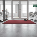 Gray Premium Dust Control Plushway Entrance Mat - Red, Durable & Easy to Clean