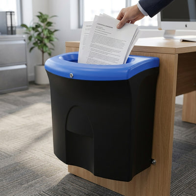 87 Litre Confidential Paper Recycling Bin with Lockable Lid