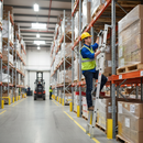 Dark Gray Premium Galvanised Access Ladder Section with 420mm Wide Rungs for Enhanced Stability