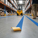 Forklift-Traffic Floor Lane Marking Tape - 75mm - Blue