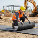 Rosy Brown Premium Single Sided Access Mat - 500mm x 3000mm x 15mm