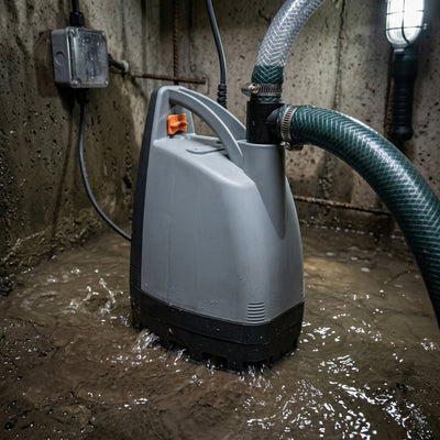 Submersible Dirty Water Pump 200 Lpm 230V 0.8 HP 5m Depth