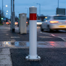 150mm Reflex Junction Bollard 1125mm, Reflective Banding