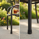 Premium 25mm Round Rubber Furniture Feet Tip Caps for Floor Protection - Pack of 4 Durable Leg Tips