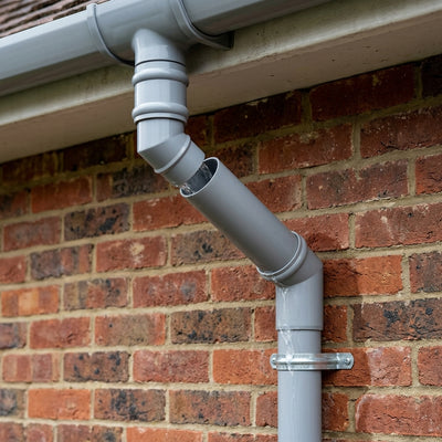 Traditional Adjustable Swanneck 76mm Dia Downpipe Connector