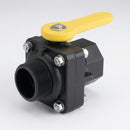 2" Stubby Ball Valve — 2" M/F Thread, 7 Bar Rated (view 2)