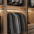 Dark Olive Green Premium Wardrobe Rail End Hanging Brackets for Secure Tube Support