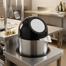 55 litre bullet bin stainless steel push flap