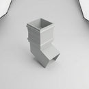 Traditional Aluminium Downpipe Bends 72x72mm – 92.5° & 112.5° — RAL 7035 / 112.5 Degrees