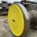 DN 32 Full Face Flange Protector - 136mm, Yellow LDPE (view 2)