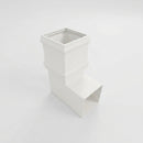Traditional Aluminium Downpipe Bends 72x72mm – 92.5° & 112.5° — RAL 9010 / 92.5 Degrees