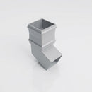 Traditional Aluminium Downpipe Bends 72x72mm – 92.5° & 112.5° — RAL 9006 / 112.5 Degrees