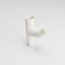 76mm Diameter Flush Joint Downpipe Branches — RAL 9016 / 112.5 Degrees