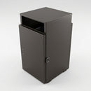 Galvanised Steel Litter Bin 112 Litre with Slam Lock (view 2)