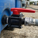 1 1/2" Female Camlock Ball Valve for Tank Flow Control