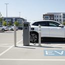 Light Gray High-Performance EV Charging Point Protection Bollard - Stainless Steel