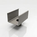 Aluminium Box Gutter Outlet 63mm Diameter 135 x 100mm — RAL 7036