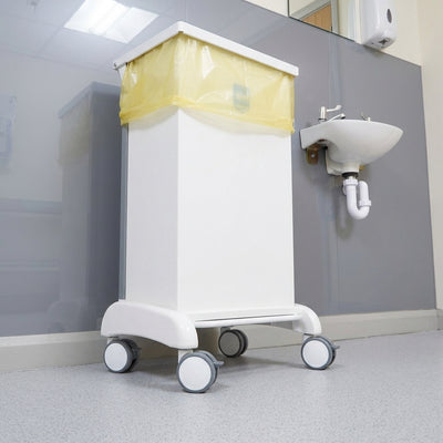 80L removable body hybrid sack holder with castors