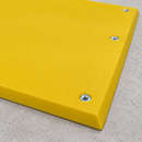 Yellow Polyethylene Trailer Support Pad - 1000 x 1500 x 20mm