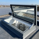 Electric Access Flat Glass Rooflight 1000x1000mm