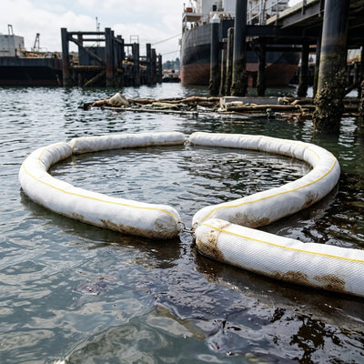 Oil-Only Marine Booms 20cm × 3m, Pack of 4