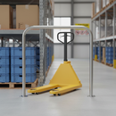 Light Slate Gray Premium Stainless Steel Hoop Perimeter Barrier - 60mm Diameter