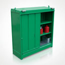 Steel Chemical Store 1125L with Sump and Shelving (view 2)