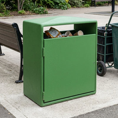Double Capacity Glass Fibre Composite Litter Bin - 224 Litre