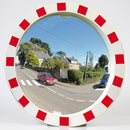 900mm Diameter P.A.S Traffic Mirror with Red & White Frame (view 2)