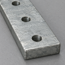 Rectangular Steel Face Plate for Dock Buffer - 760 x 260 x 60mm