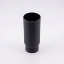 Flush Joint Aluminium Downpipe Length – 76mm Dia x 3m — Textured Black
