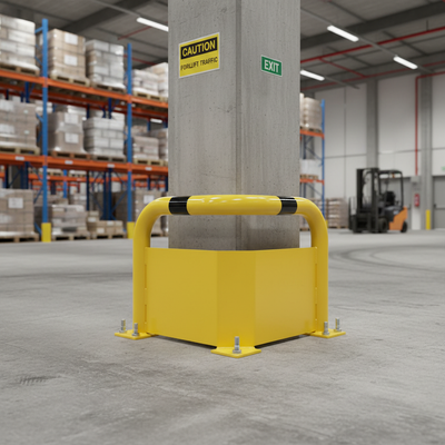 Premium Corner Protection Guard with Under-Run Protection