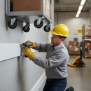 Dark Gray Impact Resistant Wall Buffers - Light Granite Color for Protection