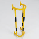 1500 x 350 x 300mm Wall Mounted Pipe Protector Yellow Black (view 2)