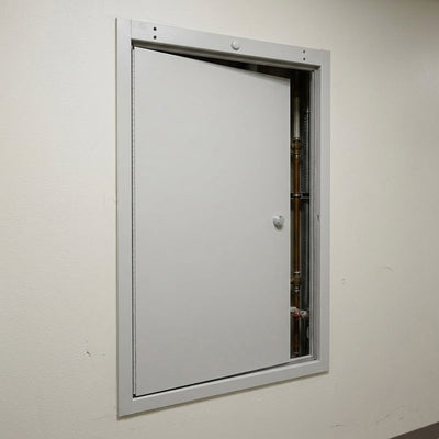 2hr Fire Rated Metal Single Riser Door with Smoke Seals