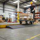 Rosy Brown Heavy Duty Matting Ramp for Disabled Access - 395mm x 22mm