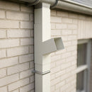 72x72mm Flush Joint Downpipe Branches — 92.5° & 112.5° — RAL 9016 / 112.5 Degrees (in use)