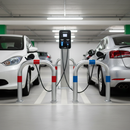 Dark Gray Premium EV Charging Point Protection Guard - Surface Fix