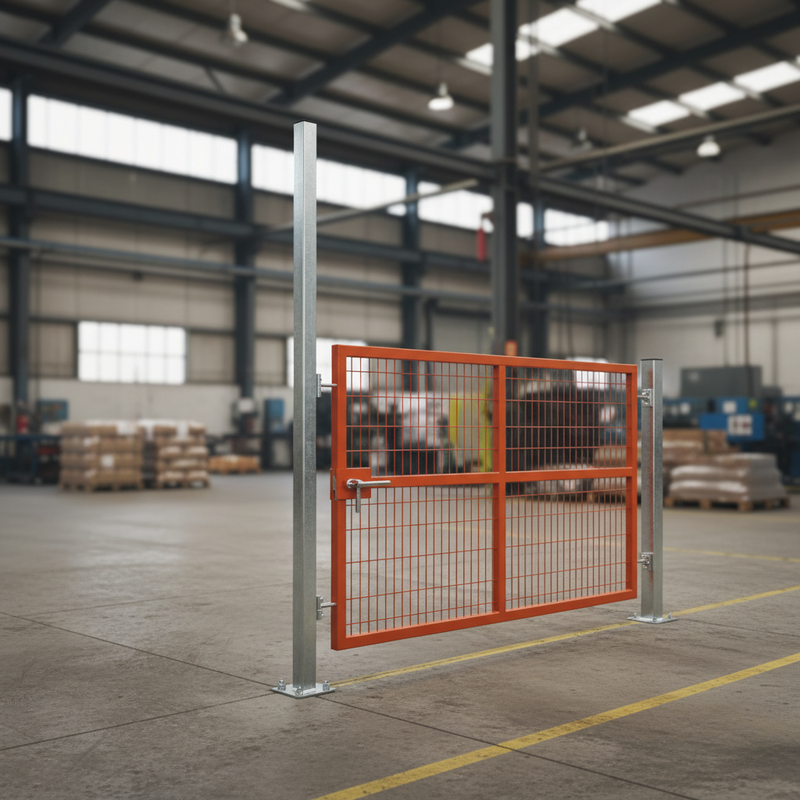 Dim Gray Premium Gate Adaption Pole for Barrier Systems