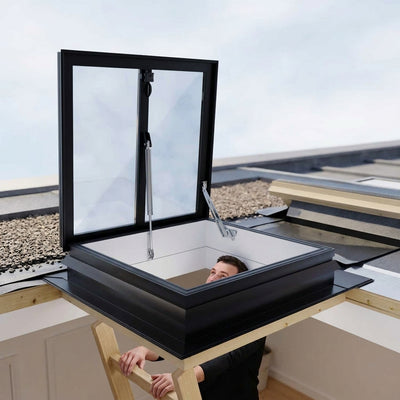 Rooflight Access Hatch - Glazed Infinity Glass