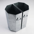 60 Litre Galvanised Steel Bin Liner with External Handle (view 2)
