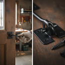 Premium Heavy Duty 75mm Wire Cabin Hook Eye Latch for Gates and Doors - Versatile and Weather-Resistant Security Solution