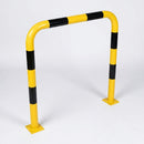 1200 x 1000mm steel collision protection guard, yellow and black (view 2)
