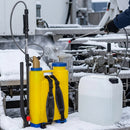15 Litre non-corrosive de-icer jerry can with backpack sprayer kit