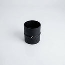 Flush Joint Internal Jointer 63mm Diameter Aluminium — Textured Black