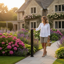 Dim Gray Premium Ornamental Bollard - 114mm Diameter, 900mm Tall