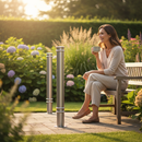 Dim Gray Premium Ornamental Bollard - 114mm Diameter, 900mm Height Above Ground